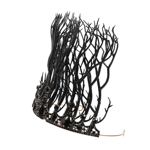FRCOLOR Barockes Kronen-stirnband Halloween-spinnennetz Maske Korona Halloween-kopfbedeckung Outfit Kopfbedeckung Für Halloween-party Halloween-kostüm Frauen Black Zinklegierung FRCOLOR Barockes Kronen-stirnband Halloween-spinnennetz Maske Korona Halloween-kopfbedeckung Outfit Kopfbedeckung Für Halloween-party Halloween-kostüm Frauen Black Zinklegierung von FRCOLOR