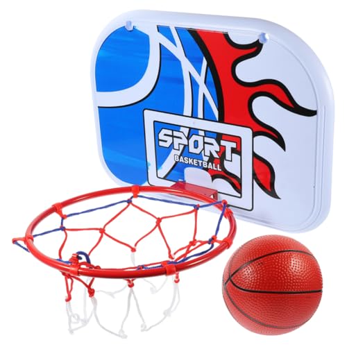 FRCOLOR Basketballkorb Wandmontage ohne Bohren Tragbares Basketballspielzeug mit Kleinem Ball und Haken Umweltfreundliches Abs Installieren Geeignet für Indoor und Outdoor Zufällige Farbe von FRCOLOR