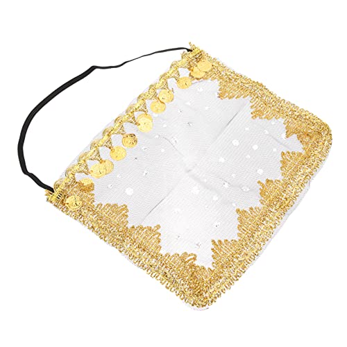FRCOLOR Bauchtanz Gesichtsschleier Mit Pailletten Eleganter Maschengesichtsschleier Für Tanz Cosplay Bühnenauftritte FRCOLOR Bauchtanz Gesichtsschleier Mit Pailletten Eleganter Maschengesichtsschleier Für Tanz Cosplay Bühnenauftritte von FRCOLOR