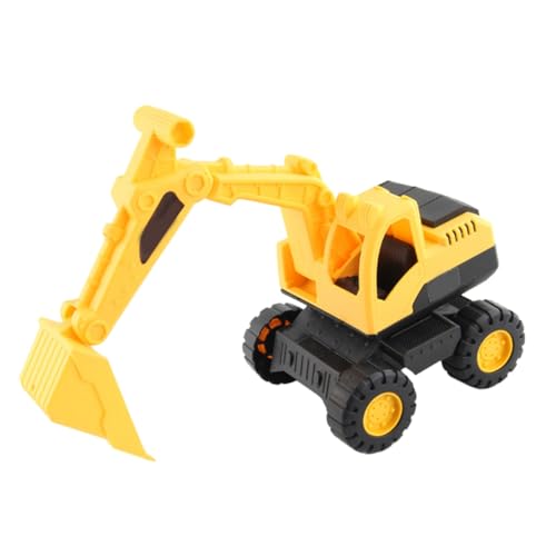 FRCOLOR Engineering Fahrzeug Spielzeug Modell für Kinder Bagger Straßenwalze Mehr Simuliertes Kinderauto Spielzeug für Kreative von FRCOLOR