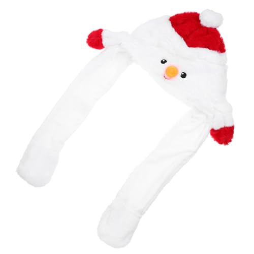 FRCOLOR Bewegliche Ohren Mütze Plüsch Rentier Weihnachtsmütze für Erwachsene und Einstellbare Einheitsgröße Kuscheliges Material für Weihnachtsfeier Bühnenauftritt und Partyspaß von FRCOLOR