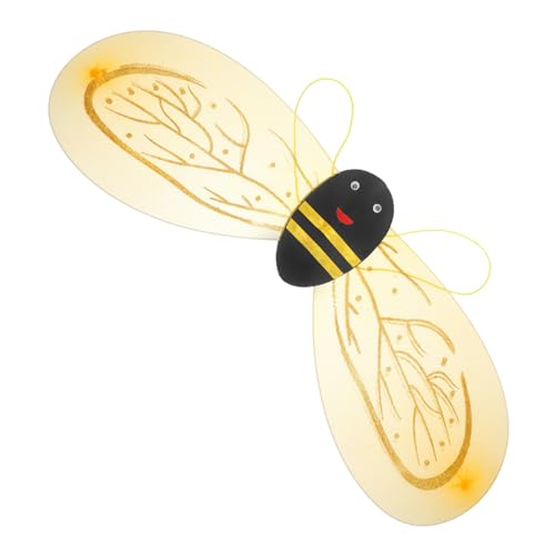 FRCOLOR Bienenflügel Kostüm für Mädchen Kreative Biene Wing Requisiten für Cosplay und Dress Up Leicht und Einfach zu Tragen für Partys und Fotoshootings FRCOLOR Bienenflügel Kostüm für Mädchen Kreative Biene Wing Requisiten für Cosplay und Dress Up Leicht und Einfach zu Tragen für Partys und Fotoshootings von FRCOLOR