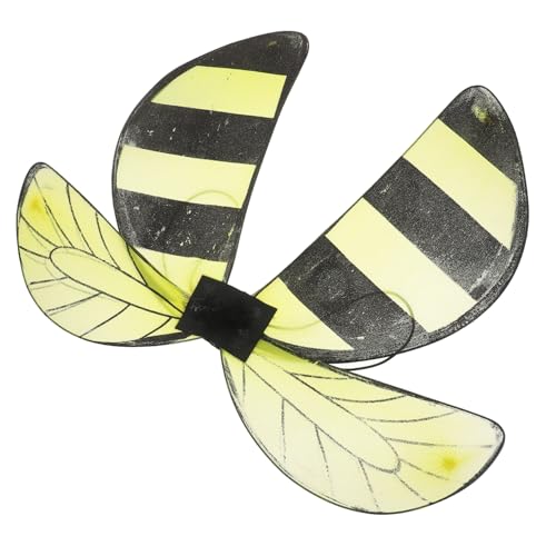 FRCOLOR Bienenkostüm Flügel aus Leichtem Nylon mit Elastischen Trägern Atmungsaktiv und Wiederverwendbar für Festtage Bühnenauftritte und Partyaccessoire FRCOLOR Bienenkostüm Flügel aus Leichtem Nylon mit Elastischen Trägern Atmungsaktiv und Wiederverwendbar für Festtage Bühnenauftritte und Partyaccessoire von FRCOLOR
