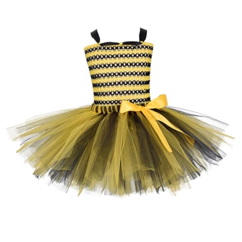 FRCOLOR Bienenkostüm Mädchen Tüllrock Bienenverkleidung mit Flügeln und Haarband Luftdurchlässiges Party Kostüm für Jahre Angenehm für Karneval und Bühnenauftritte FRCOLOR Bienenkostüm Mädchen Tüllrock Bienenverkleidung mit Flügeln und Haarband Luftdurchlässiges Party Kostüm für Jahre Angenehm für Karneval und Bühnenauftritte von FRCOLOR