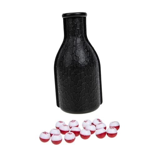 FRCOLOR Billiard Zubehör aus Widerstandsfähigem Harz Tragbare Snooker Shaker Flasche mit Würfeln Leicht und Kompakt für Zuhause und Spielspaß Am Pool Snookertisch von FRCOLOR