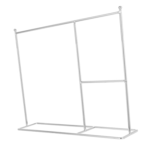 FRCOLOR Bjd Puppenkleiderständer aus Weißem Chrom Miniatur Kleiderbügel für Puppenhaus Tragbarer Leichter Puppenkleiderhalter Feine Verarbeitung als Puppenzubehör und Dekoration FRCOLOR Bjd Puppenkleiderständer aus Weißem Chrom Miniatur Kleiderbügel für Puppenhaus Tragbarer Leichter Puppenkleiderhalter Feine Verarbeitung als Puppenzubehör und Dekoration von FRCOLOR