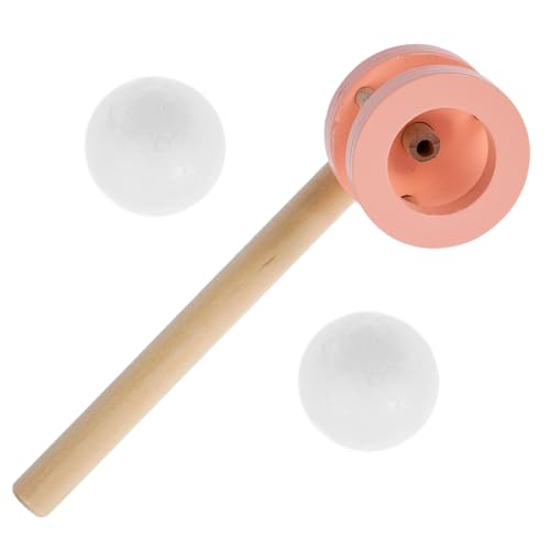 FRCOLOR Blasball für Schwebende Holzblasebälle Atemkontrolle und Gleichgewichtsübung Interaktives Party Lernspielzeug für Jungen und Mädchen von FRCOLOR