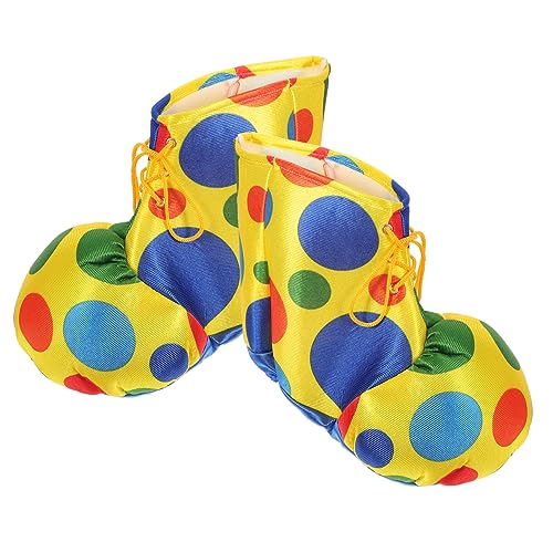 FRCOLOR Bunte Clown Schuhe Erwachsene Cosplay Halloween Kostüm Accessoire Leicht Robustes Material Party Requisit für Karneval Zirkus Verkleidung FRCOLOR Bunte Clown Schuhe Erwachsene Cosplay Halloween Kostüm Accessoire Leicht Robustes Material Party Requisit für Karneval Zirkus Verkleidung von FRCOLOR