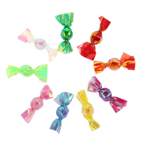 FRCOLOR Bunte Miniatur Candy Dekoration Kunstharz Maßstab Flach Rückseite Süße Charm Anhänger für Puppenhaus DIY Basteln Nail Charms von FRCOLOR