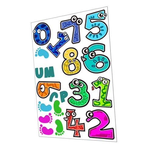 FRCOLOR Bunte Selbstklebende Zahlen Spielbodenaufkleber aus Langlebigem mit Cartoon Motiven Fördert Koordination und Lernen im Kinderzimmer Spielzimmer und Kindergarten Geeignet FRCOLOR Bunte Selbstklebende Zahlen Spielbodenaufkleber aus Langlebigem mit Cartoon Motiven Fördert Koordination und Lernen im Kinderzimmer Spielzimmer und Kindergarten Geeignet von FRCOLOR