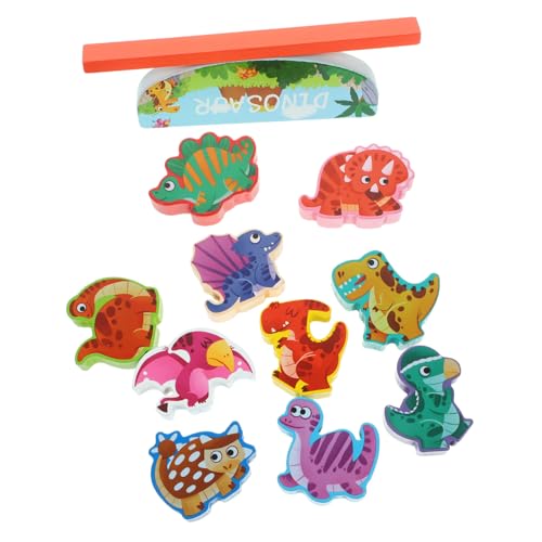 FRCOLOR Buntes Dinosaurier Holzspielzeug für Pädagogisches Balancespiel mit Feiner Verarbeitung Fördert Feinmotorik und Spielerisches Lernen Geeignet für Kleinkinder und Eltern Junge von FRCOLOR