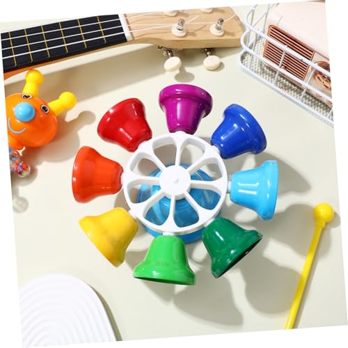 FRCOLOR Buntes Glockenspiel Musikspielzeug für Leichtes Handglocken Instrument Rhythmus und Armmuskulatur für Kindergarten und Lernzentren FRCOLOR Buntes Glockenspiel Musikspielzeug für Leichtes Handglocken Instrument Rhythmus und Armmuskulatur für Kindergarten und Lernzentren von FRCOLOR