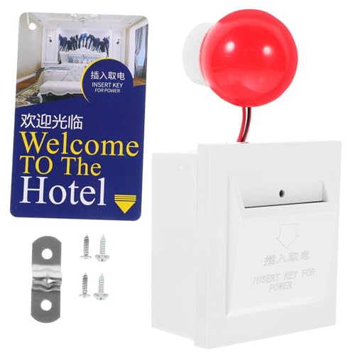 FRCOLOR Busy Board DIY Teil Rote Steckkartenlampe für Lernspielzeug von Kreativität Koordination und Geschicklichkeit Robustes Montessori Zubehör für Frühe Bildung von FRCOLOR