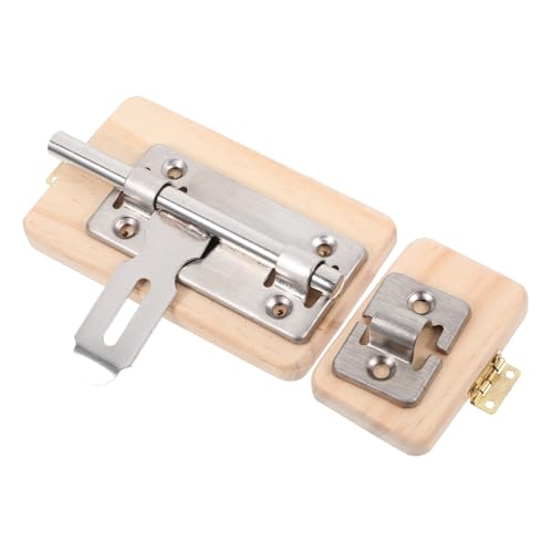FRCOLOR Busy Board Türschloss Holz DIY Aktivitätsbrett für Motorik und Fördern Kreativ und Lehrreich für Eltern Junge Mädchen Spiele von FRCOLOR