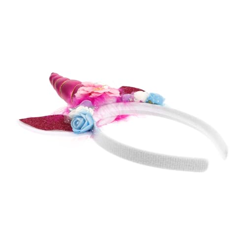 FRCOLOR Cartoon Einhorn Haarband für Halloween Weiches Bequemes Kostüm Accessoire für Partys und Dekoration Einzigartiger Look mit Rosa Einhorn Design FRCOLOR Cartoon Einhorn Haarband für Halloween Weiches Bequemes Kostüm Accessoire für Partys und Dekoration Einzigartiger Look mit Rosa Einhorn Design von FRCOLOR
