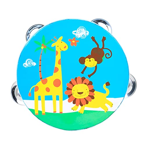 FRCOLOR Cartoon Handtrommel Blaue Giraffe Musikalisches für Kleinkinder Fördert Musikalisches Interesse Fingerfertigkeit und Hand Augen Koordination FRCOLOR Cartoon Handtrommel Blaue Giraffe Musikalisches für Kleinkinder Fördert Musikalisches Interesse Fingerfertigkeit und Hand Augen Koordination von FRCOLOR