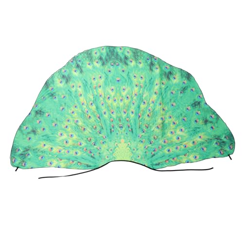 FRCOLOR Chiffon Pfauenschal Umhang Für Kostümumhänge Tierkostümschal Halloween Schal Halloween Pfauenumhang Chiffon Umhang Schal Kleidschal Pfauenschal Umhang von FRCOLOR