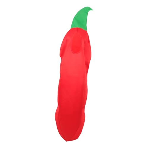 FRCOLOR Chili Pfeffer Kostüm Cosplay Kostüm Weiches Material Bühnenauftritt Verkleidung Karneval Fasching von FRCOLOR