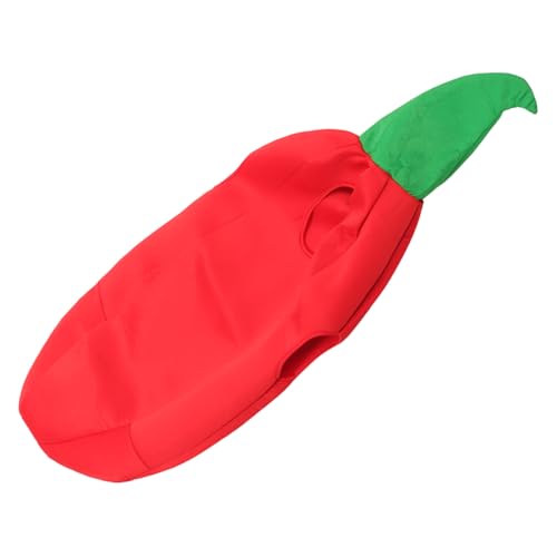 FRCOLOR Chili-Pfeffer-Kostüm Kind Chili-Kostüm Pfefferkostüm Pfeffer-Cosplay-Kostüm Cosplay-Party-Kostüm Chili-Pfeffer-Kleidung Party Gefälligkeiten Cosplay-Dekorationen Stoff rot FRCOLOR Chili-Pfeffer-Kostüm Kind Chili-Kostüm Pfefferkostüm Pfeffer-Cosplay-Kostüm Cosplay-Party-Kostüm Chili-Pfeffer-Kleidung Party Gefälligkeiten Cosplay-Dekorationen Stoff rot von FRCOLOR