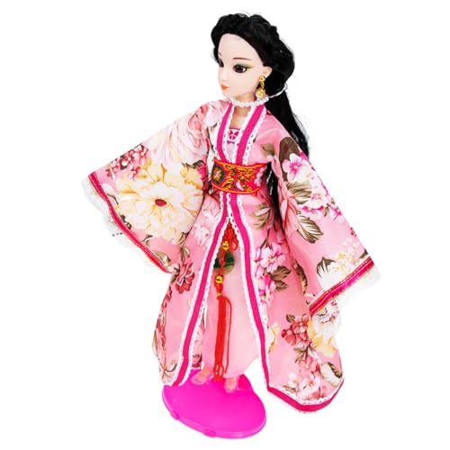 FRCOLOR Chinesische Han Doll Emulationspuppe mit Traditioneller Kleidung für Dekorieren Sichere Materialien für Zuhause und Unterwegs FRCOLOR Chinesische Han Doll Emulationspuppe mit Traditioneller Kleidung für Dekorieren Sichere Materialien für Zuhause und Unterwegs von FRCOLOR