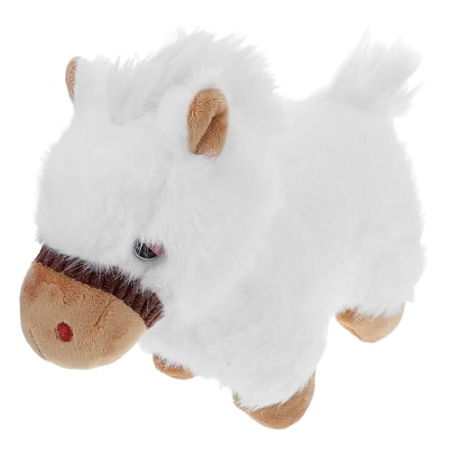FRCOLOR Chinesisches Neujahrs Maskottchen Weiches Realistisches Weißes Pferd für Frühlingsfest Dekoration Charmantes FRCOLOR Chinesisches Neujahrs Maskottchen Weiches Realistisches Weißes Pferd für Frühlingsfest Dekoration Charmantes von FRCOLOR