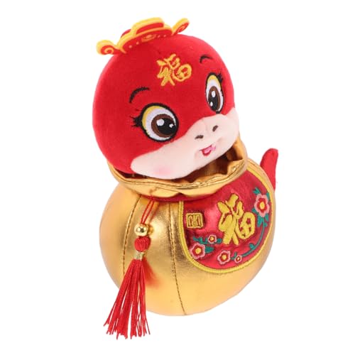 FRCOLOR Plüschschlange Spielzeugschlange Stofftier Dekoration Chinesisches Neujahr Plüschschlangendekor Ausgestopfte Puppe Schlange Zum Mondjahr Ornament Für Sammler FRCOLOR Plüschschlange Spielzeugschlange Stofftier Dekoration Chinesisches Neujahr Plüschschlangendekor Ausgestopfte Puppe Schlange Zum Mondjahr Ornament Für Sammler von FRCOLOR