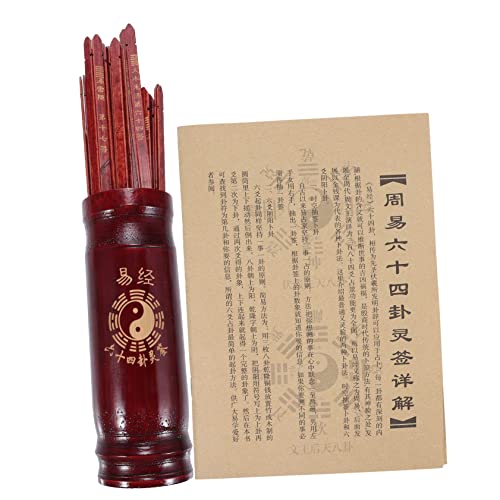 FRCOLOR Chinesisches Wahrsage Set mit Wahrsagestäbchen und Eimer Stäbchen und Buch für Feng Shui und Divinationsspiele Tragbar und Praktisch FRCOLOR Chinesisches Wahrsage Set mit Wahrsagestäbchen und Eimer Stäbchen und Buch für Feng Shui und Divinationsspiele Tragbar und Praktisch von FRCOLOR