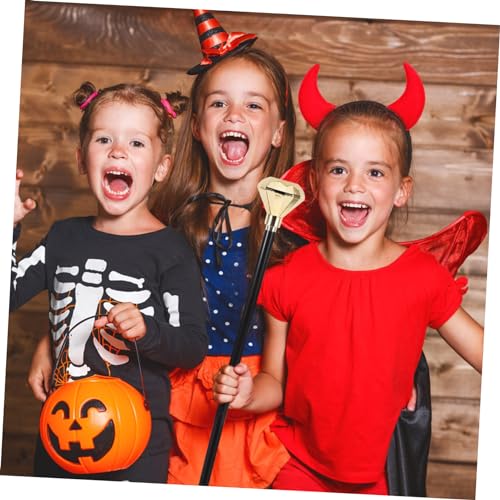 FRCOLOR Cosplay Zauberstab Goldener Schmuckstab Robust Halloween Kostüm Requisite Party Dekoration Zubehör von FRCOLOR