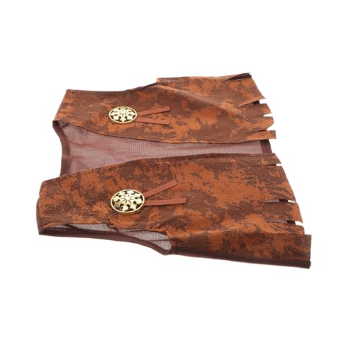 FRCOLOR Cowboyweste für Jungen Braune Partykleidung Cosplay Kostüm für Halloween Karneval S Vielseitig Einsetzbar für Rollenspiele Dress Up Events FRCOLOR Cowboyweste für Jungen Braune Partykleidung Cosplay Kostüm für Halloween Karneval S Vielseitig Einsetzbar für Rollenspiele Dress Up Events von FRCOLOR