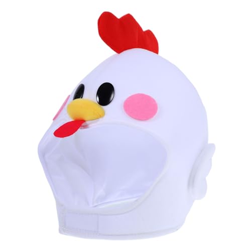 FRCOLOR Cute Plush Little Chick Hat Für Lustiger Tierkostüm Hut Weicher Hühnerhut Für Partys Fotorequisiten Für Ostern Halloween Und Cosplay Weiß von FRCOLOR