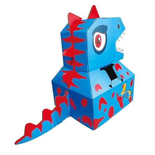 FRCOLOR DIY Dinosaurier Karton Modell für Kreatives Bastelspielzeug Bildung und Spaß Leicht und Stabil für Partys und Geburtstagsgeschenke Fördert die Fantasie und Kreativität FRCOLOR DIY Dinosaurier Karton Modell für Kreatives Bastelspielzeug Bildung und Spaß Leicht und Stabil für Partys und Geburtstagsgeschenke Fördert die Fantasie und Kreativität von FRCOLOR