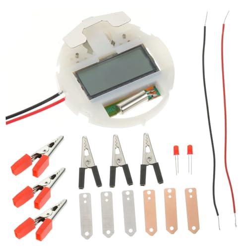 FRCOLOR DIY Fruchtbatterie Experimentierkasten Elektronisches Kartoffeluhr Wissenschaftskit für Schüler Kreatives Lernspielzeug zur Entwicklung Praktischer Fähigkeiten von FRCOLOR