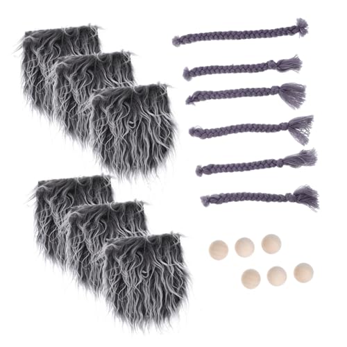 FRCOLOR DIY Gnom Bart Set mit Zöpfen und Perlen Hautfreundliche Handgefertigte Zwerg Bart Materialien für Weihnachtsdeko und Bastelprojekte Leichtes Zubehör für Gnom Puppen und Festliche FRCOLOR DIY Gnom Bart Set mit Zöpfen und Perlen Hautfreundliche Handgefertigte Zwerg Bart Materialien für Weihnachtsdeko und Bastelprojekte Leichtes Zubehör für Gnom Puppen und Festliche von FRCOLOR