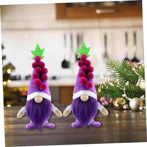 FRCOLOR DIY Gnome Bart Vorgeschnittene Bunte Gnome aus Leichtem Material Dekorative Bastelzubehör für Handgemachte für Weihnachts und Raumdekoration von FRCOLOR