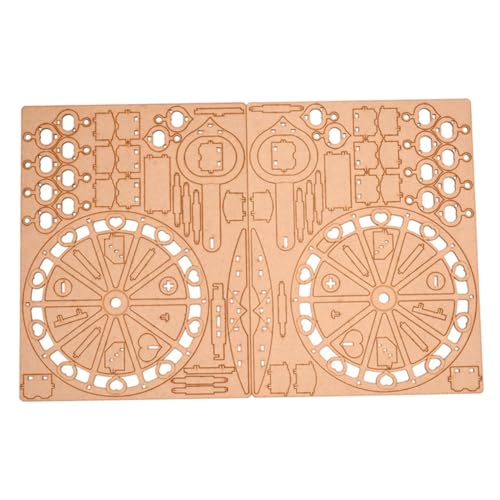 FRCOLOR DIY Holz Riesenrad Modellbausatz Lernspielzeug aus Holz Mechanisches Handwerksprojekt Planung und Denkvermögen Sicheres Puzzle Geschenk von FRCOLOR