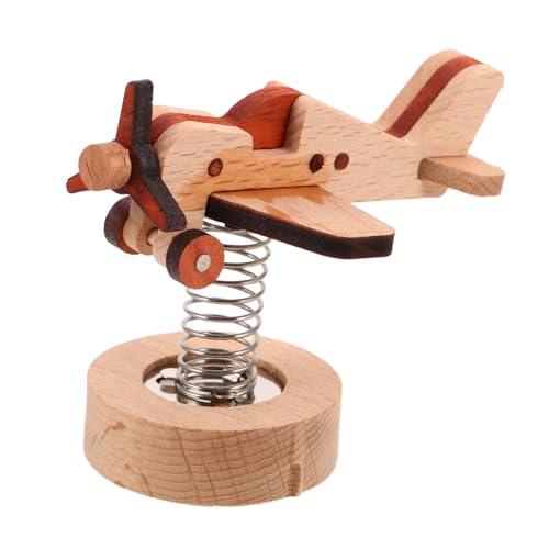 FRCOLOR DIY Holzflugzeug Modell mit Feder Schwungfunktion Kleines Bastelset aus Buchenholz für Kreatives Flugzeug zum Zusammenbauen Dekoratives Auto und Schreibtisch Accessoire für Zuhause FRCOLOR DIY Holzflugzeug Modell mit Feder Schwungfunktion Kleines Bastelset aus Buchenholz für Kreatives Flugzeug zum Zusammenbauen Dekoratives Auto und Schreibtisch Accessoire für Zuhause von FRCOLOR