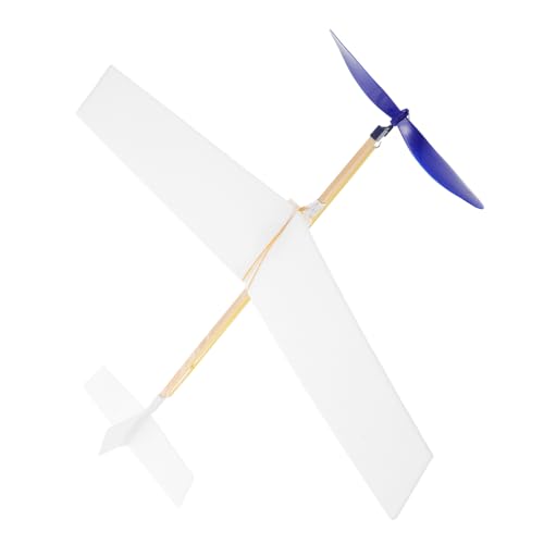 FRCOLOR DIY Segelflugzeug Bausatz aus Schaumstoff mit Gummibandantrieb Bemalbar Realistisches Flugmodell für Erwachsene Einfach Zusammenbaubar Outdoor Batterien FRCOLOR DIY Segelflugzeug Bausatz aus Schaumstoff mit Gummibandantrieb Bemalbar Realistisches Flugmodell für Erwachsene Einfach Zusammenbaubar Outdoor Batterien von FRCOLOR