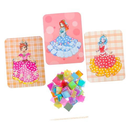 FRCOLOR DIY Stichwerkzeug Puncture Painting Material Kreatives Näh und Bastelset für Kinderhandwerk Traumhafte Prinzessin Anziehspielzeug Materialpaket FRCOLOR DIY Stichwerkzeug Puncture Painting Material Kreatives Näh und Bastelset für Kinderhandwerk Traumhafte Prinzessin Anziehspielzeug Materialpaket von FRCOLOR