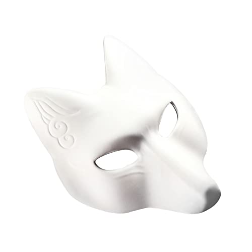 FRCOLOR DIY Unbemalte Maske für Erwachsene Weiße Fox Maske zum Selbstgestalten für Halloween Karneval und Maskenbälle Kreatives Bastelzubehör für Unvergessliche Partys FRCOLOR DIY Unbemalte Maske für Erwachsene Weiße Fox Maske zum Selbstgestalten für Halloween Karneval und Maskenbälle Kreatives Bastelzubehör für Unvergessliche Partys von FRCOLOR