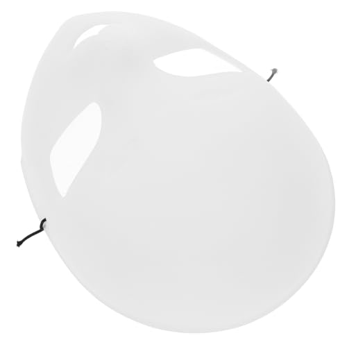 FRCOLOR DIY Weiße Vollgesichtsmaske aus Stabilem PVC Leichthaltige Geruchsneutrale Blanko Maske zum Bemalen Masquerade Kostüm Zubehör für Halloween Karneval Party und Cosplay von FRCOLOR