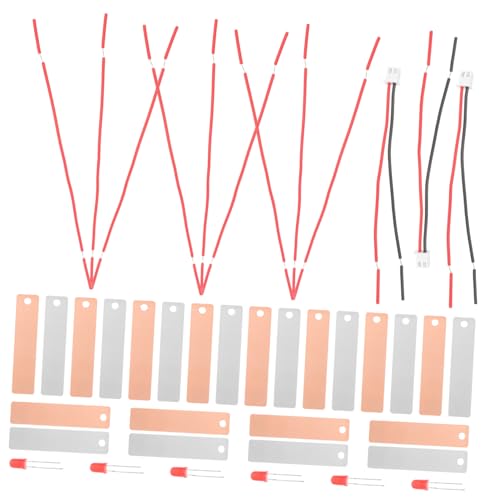 FRCOLOR DIY Wissenschaftliches Obstbatterie Experimentierset für Schüler Teiliges mit und Kupferstreifen Lernspielzeug für Naturwissenschaftliche Experimente und Kreatives Technikprojekt von FRCOLOR