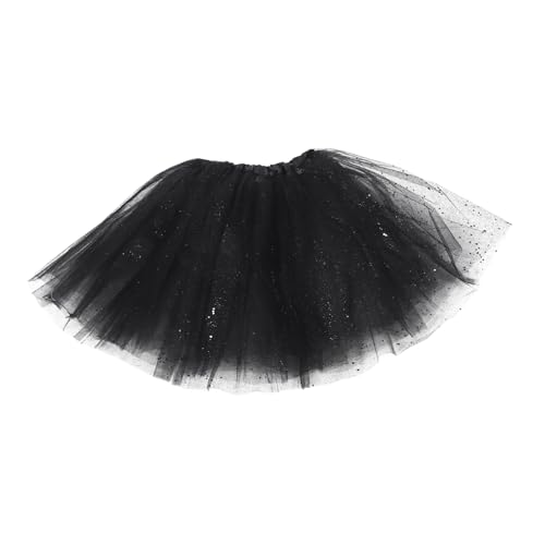 FRCOLOR Damen Tutu Rock Glänzenden Pailletten Dreilagiger Tüllrock für Ballett Cosplay Partys für Frauen für Verschiedene Anlässe von FRCOLOR