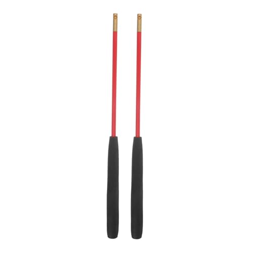 FRCOLOR Diabolo Sticks mit Rutschfestem Griff Solide Glasfaserstäbe mit Kupferkopf Lang Robust und Formbeständig Leicht und Handfreundlich für Indoor und Outdoor Jonglage von FRCOLOR