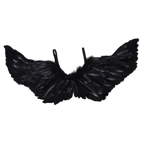 FRCOLOR Die Flügel Des Teufel Performance-maskerade-flügel Partyflügel Fotorequisiten Für Weihnachten Halloween-karnevalsparty Karnevalskostüme Flügelstütze Gänsefedern Black FRCOLOR Die Flügel Des Teufel Performance-maskerade-flügel Partyflügel Fotorequisiten Für Weihnachten Halloween-karnevalsparty Karnevalskostüme Flügelstütze Gänsefedern Black von FRCOLOR