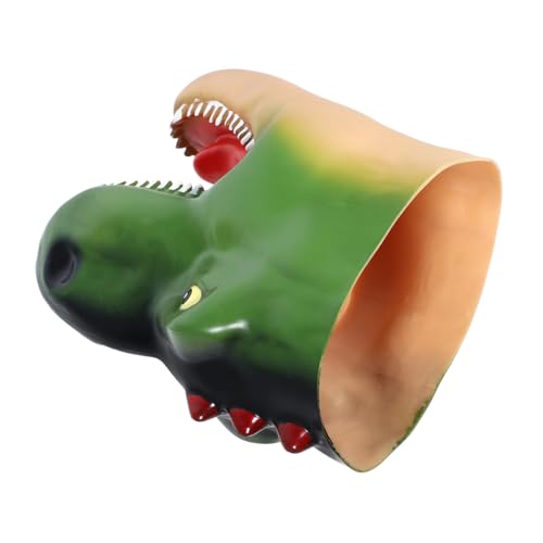 FRCOLOR Dinosaurier Handpuppe aus Flexiblem Material Interaktives für Lebensechte Dinosaurierkopf Figur Fördert Kreativität und Geschicklichkeit Geeignet für Rollenspiele und von FRCOLOR
