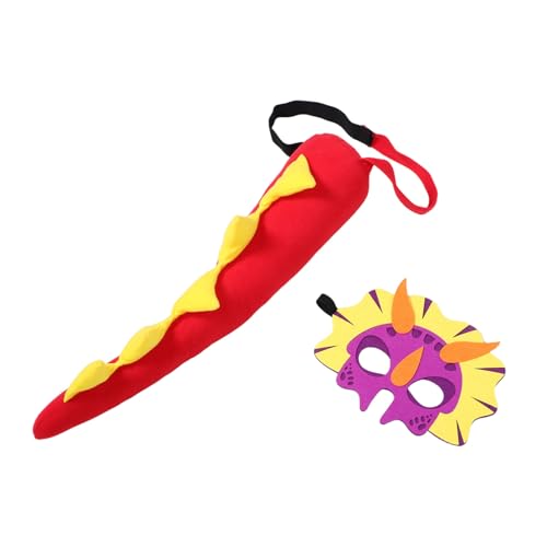 FRCOLOR Dinosaurier Kostüm Set für Niedliche Triceratops Maske und Bequemes Atmungsaktives Cosplay Zubehör für Rollenspiele Geburtstagsfeiern und Halloween Verkleidungen FRCOLOR Dinosaurier Kostüm Set für Niedliche Triceratops Maske und Bequemes Atmungsaktives Cosplay Zubehör für Rollenspiele Geburtstagsfeiern und Halloween Verkleidungen von FRCOLOR