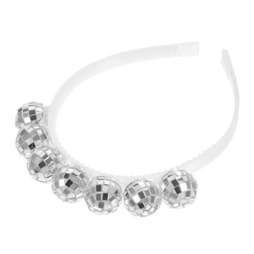 FRCOLOR Disco Ball Haarreif Party Haarband Dekoratives Stirnband Retro Jahre Disco Tanz Kostüm Zubehör Damen Leicht Komfortabel Sicher Haltend FRCOLOR Disco Ball Haarreif Party Haarband Dekoratives Stirnband Retro Jahre Disco Tanz Kostüm Zubehör Damen Leicht Komfortabel Sicher Haltend von FRCOLOR