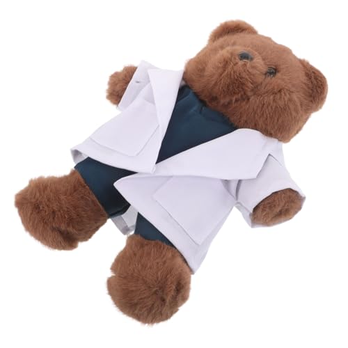 FRCOLOR Doktor-Bär-Puppe Ausgestopfte Doktorpuppe Neues Arztpersonal Geburtstags-Plüschbär Ausgestopfte Schwester -Abschlussspielzeug Plüsch medizinische Puppe PP Baumwolle Braun FRCOLOR Doktor-Bär-Puppe Ausgestopfte Doktorpuppe Neues Arztpersonal Geburtstags-Plüschbär Ausgestopfte Schwester -Abschlussspielzeug Plüsch medizinische Puppe PP Baumwolle Braun von FRCOLOR