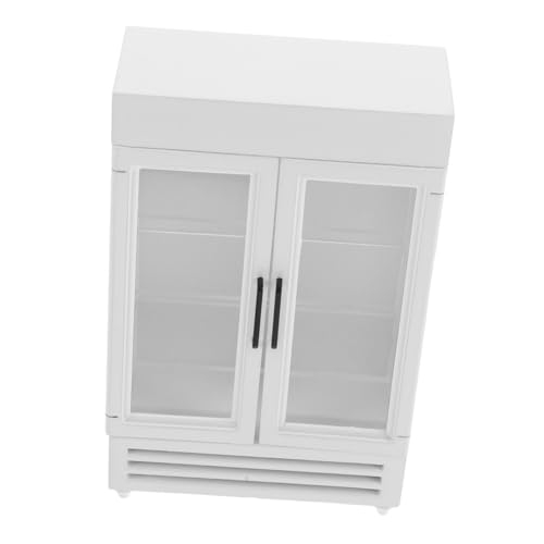 FRCOLOR Dollhouse Holz Kühlschrank Retro Mini Fridge für Puppen Getränkekühler für Kreative Rollenspiele und Miniaturmöbel FRCOLOR Dollhouse Holz Kühlschrank Retro Mini Fridge für Puppen Getränkekühler für Kreative Rollenspiele und Miniaturmöbel von FRCOLOR