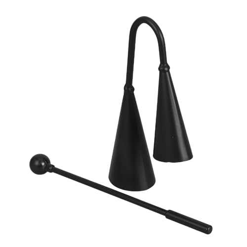 FRCOLOR Doppelte Kuhglocke mit Schlägel Metall Percussion Instrument für Orff Musikunterricht Leichte Tragbare Doppelton Glocke für Jungen und Mädchen Klarer Klang Kindgerechtes Design FRCOLOR Doppelte Kuhglocke mit Schlägel Metall Percussion Instrument für Orff Musikunterricht Leichte Tragbare Doppelton Glocke für Jungen und Mädchen Klarer Klang Kindgerechtes Design von FRCOLOR